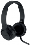 Casti Kensington EQ H1050 On-Ear, reglabile, microfon cu anulare sunet inclus, conexiune Bluetooth, plastic partial reciclat, negru